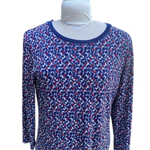 Lauren Ralph Lauren Sheath/Shift Dress Sz. XL Lined Geometric Print - Picture 9 of 12